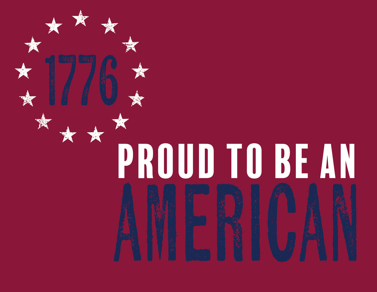 1776 Proud to Be an American Shirt