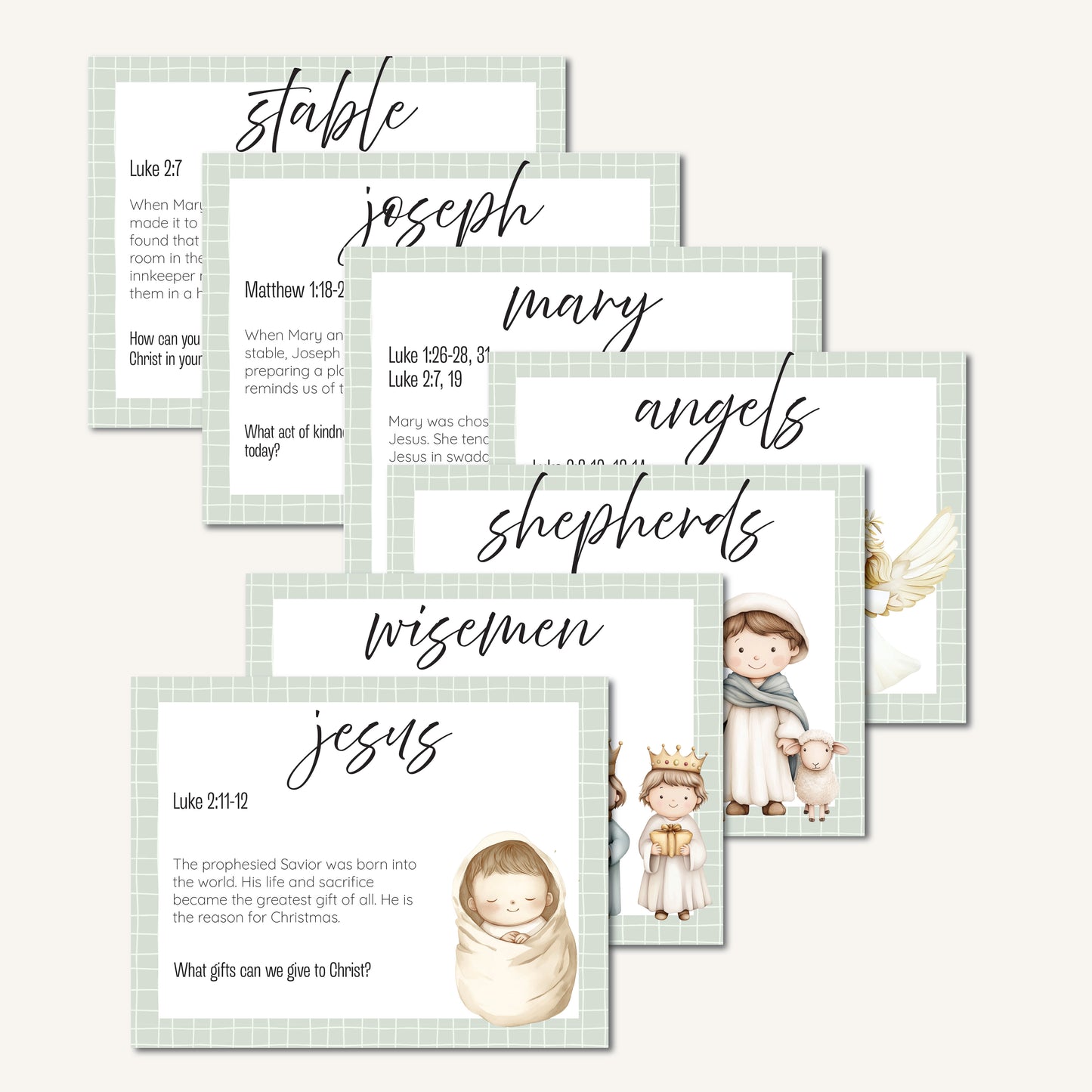 Journey to Christ Nativity Advent - Digital Download