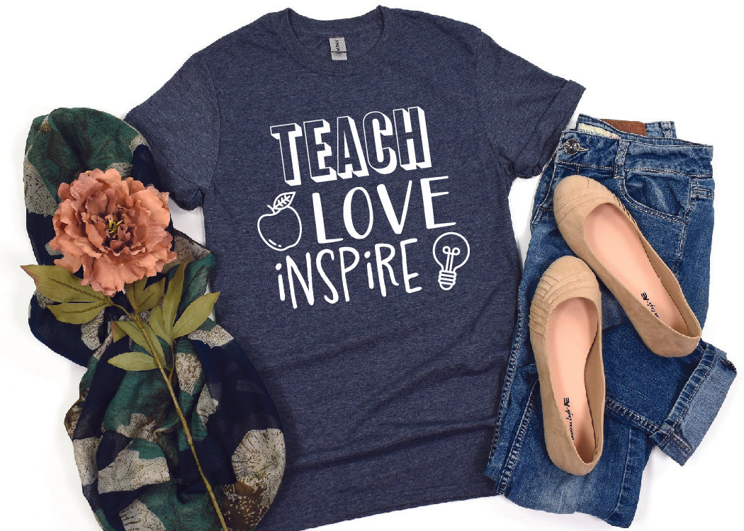 Teach, Love, Inspire Icon T-Shirt