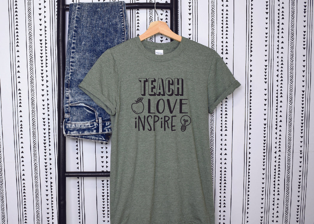 Teach, Love, Inspire Icon T-Shirt