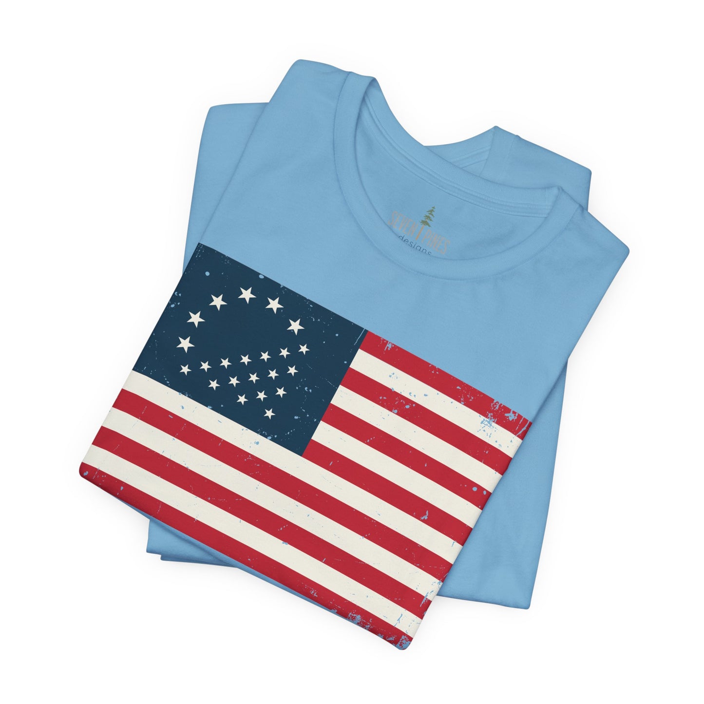 America 250 Heritage Flag Adult Tee - Family Matching