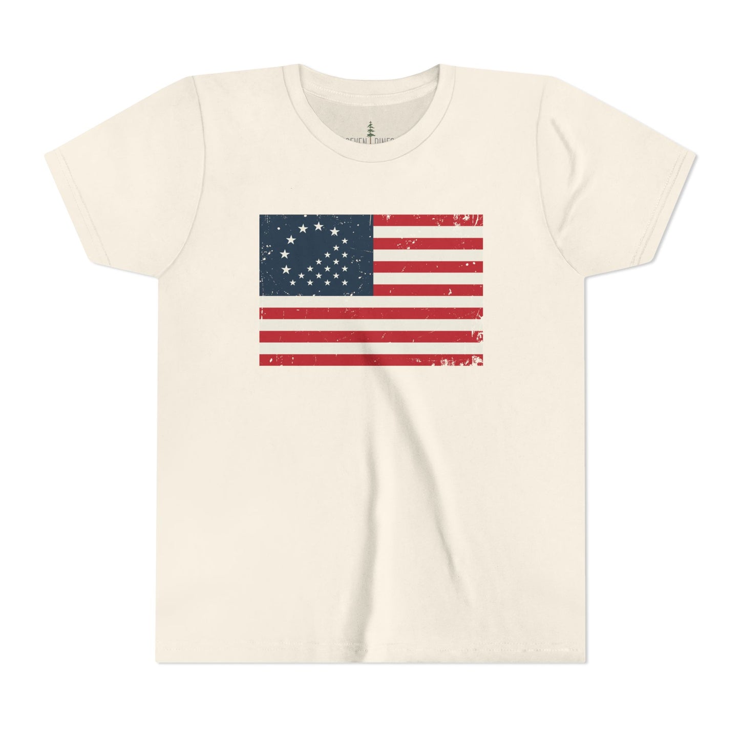 America 250 Heritage Flag Youth Tee - Family Matching