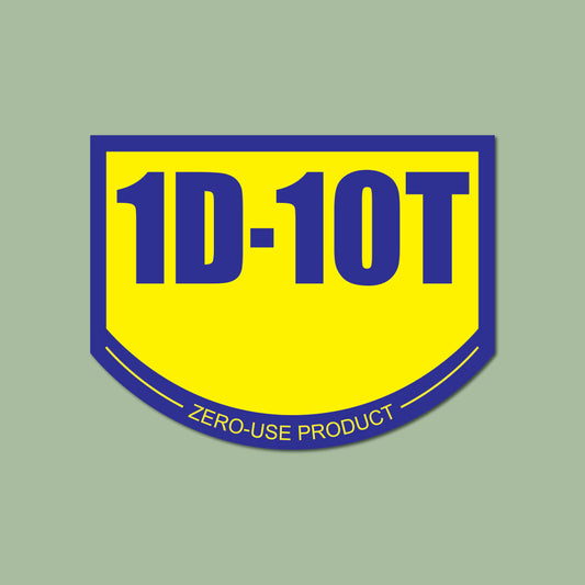 1D-10T Sticker