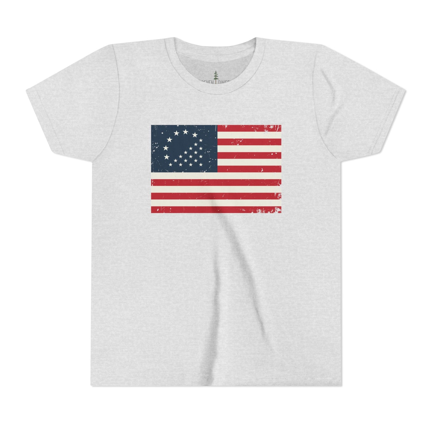 America 250 Heritage Flag Youth Tee - Family Matching