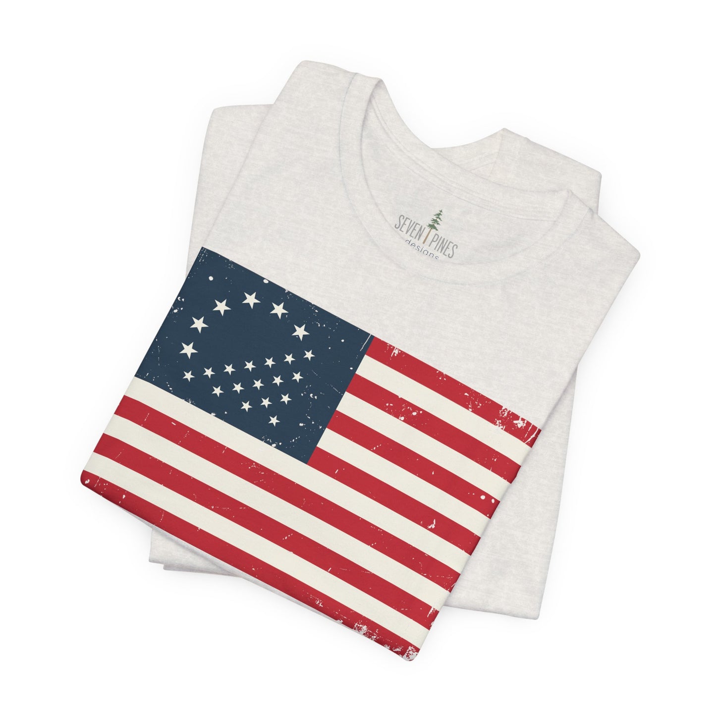 America 250 Heritage Flag Adult Tee - Family Matching