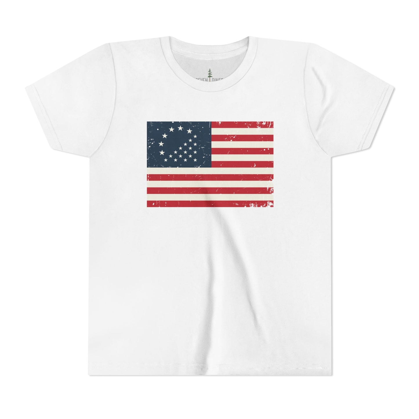 America 250 Heritage Flag Youth Tee - Family Matching