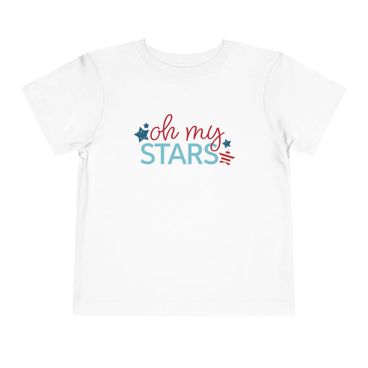"Oh My Stars" Patriotic Toddler Tee
