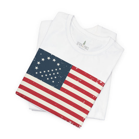 America 250 Heritage Flag Adult Tee - Family Matching