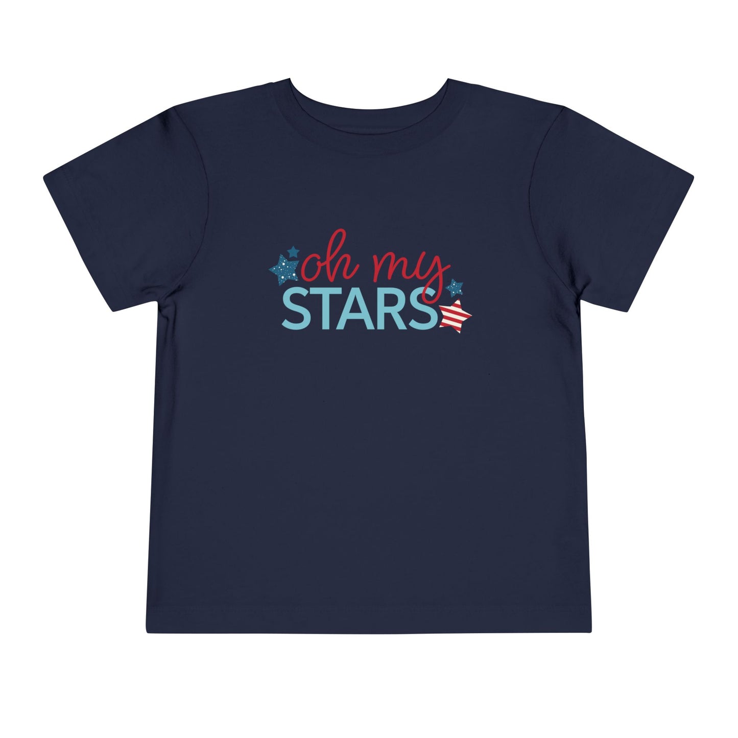 "Oh My Stars" Patriotic Toddler Tee