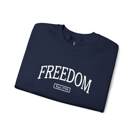 Embroidered Freedom Adult Sweatshirt