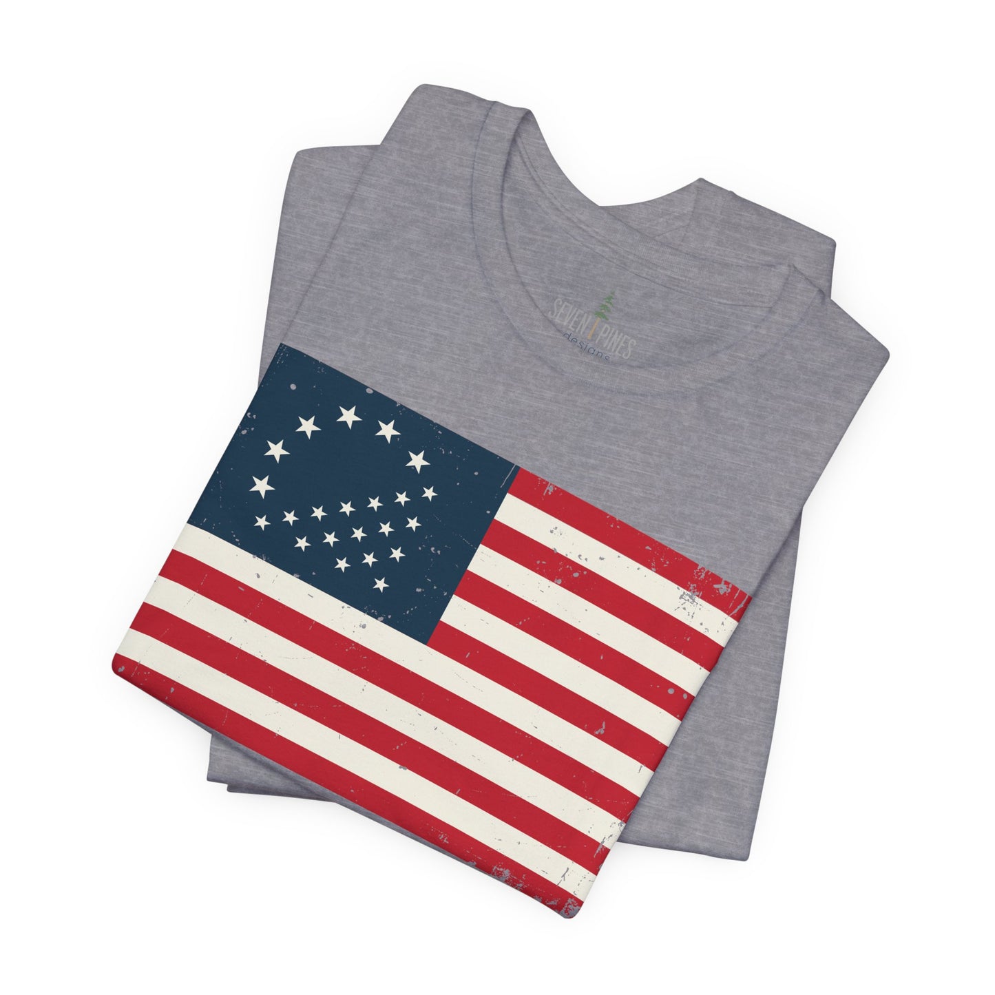 America 250 Heritage Flag Adult Tee - Family Matching