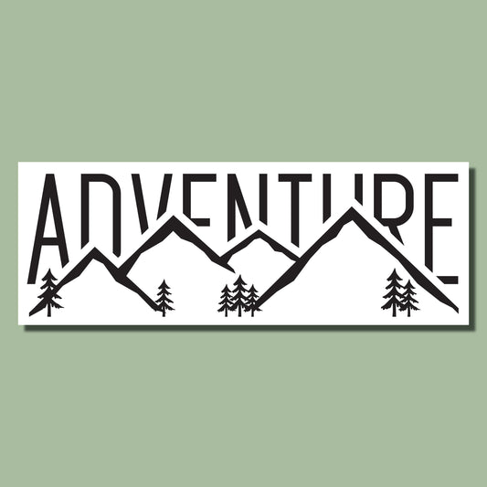 Adventure Mountain Sticker