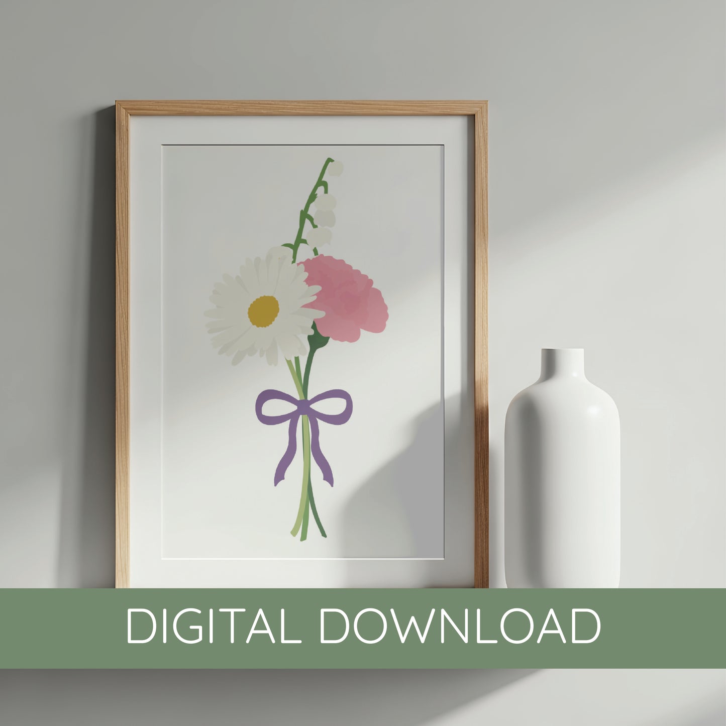 Personalized Birth Flower Print