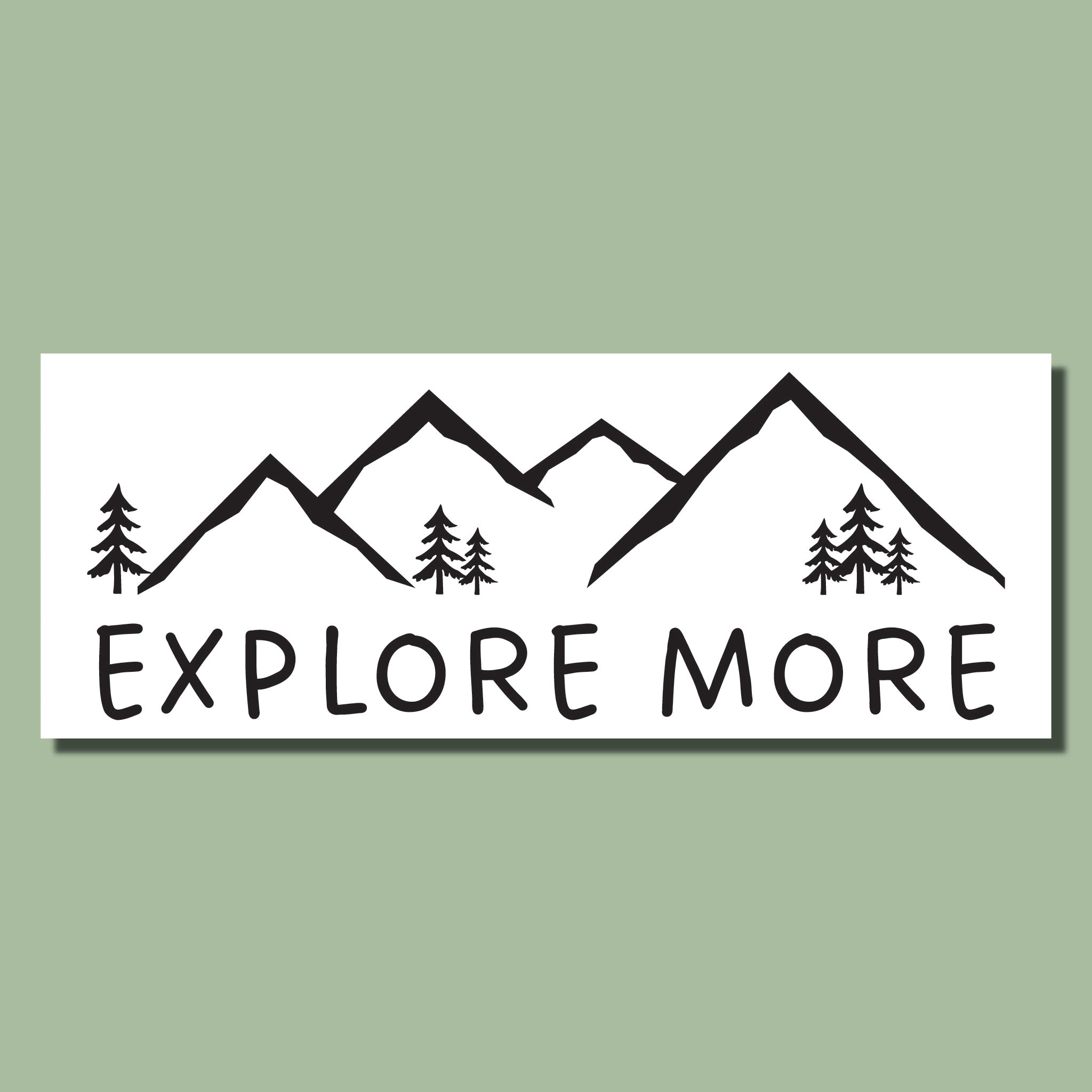 Explorermores Explore More Sticker – Seven Pines Designs