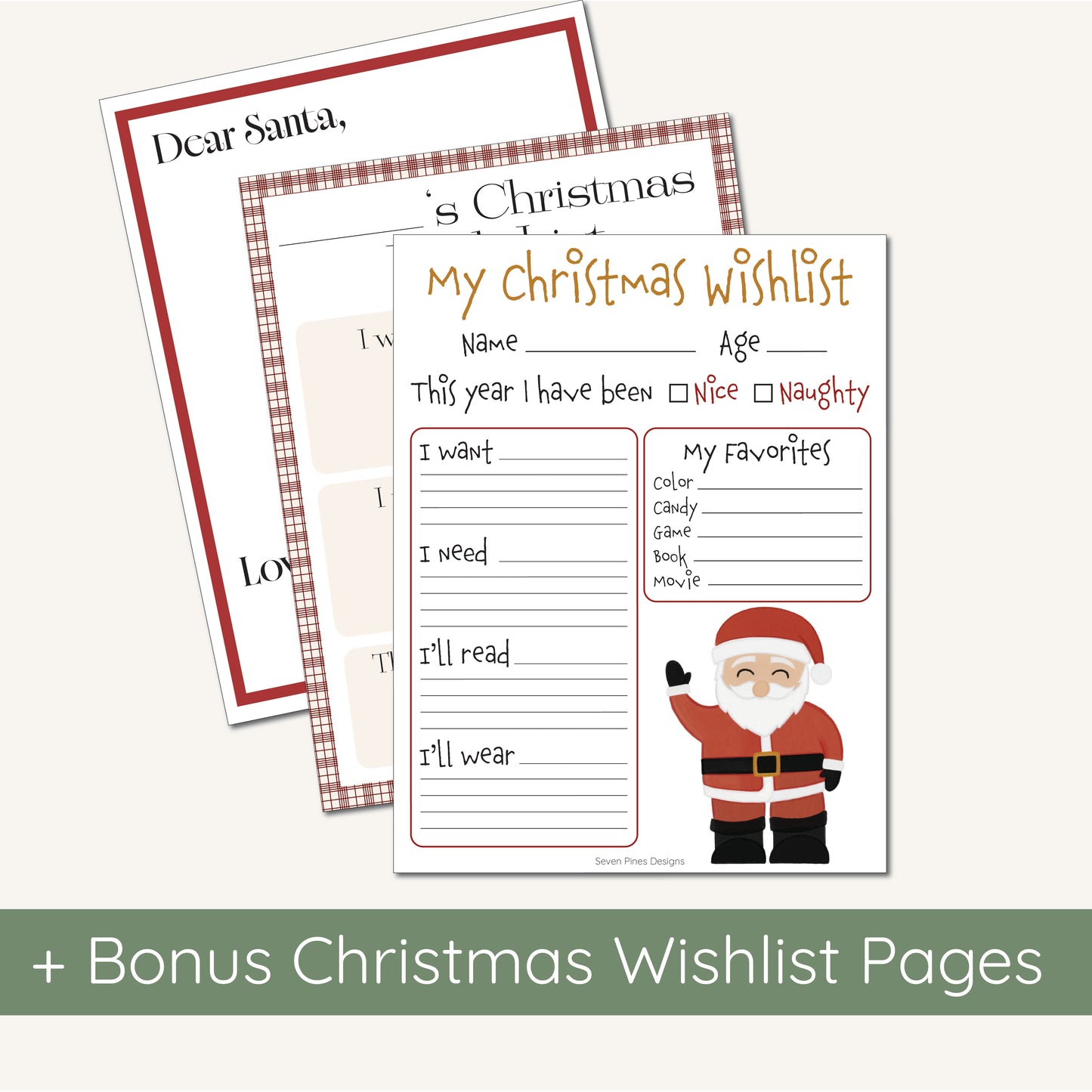 Holiday Planner 2025 - Digital Download