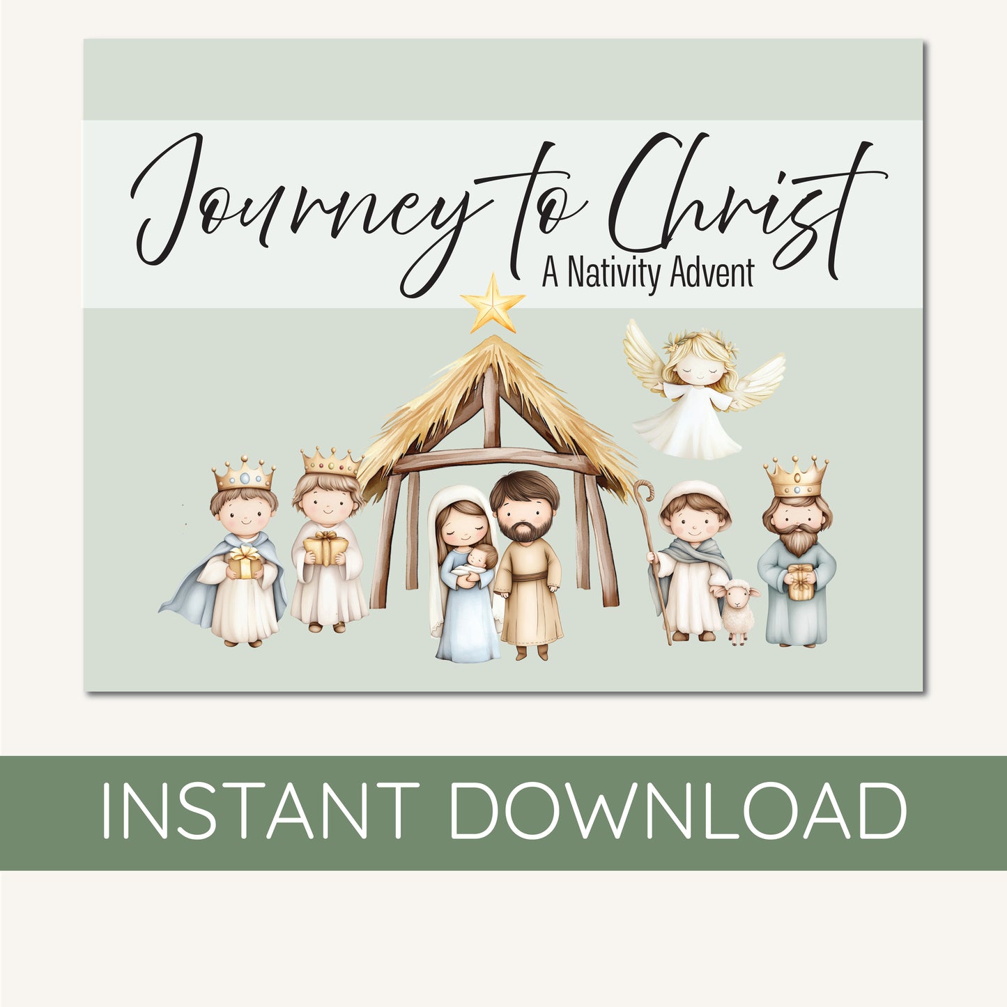 Journey to Christ Nativity Advent - Digital Download