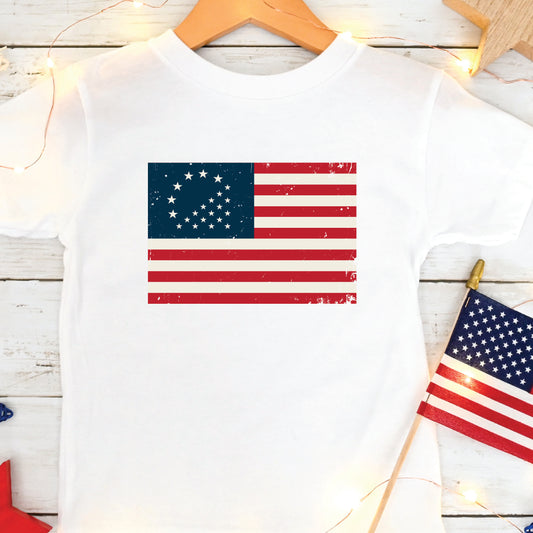 America 250 Heritage Flag Youth Tee - Family Matching