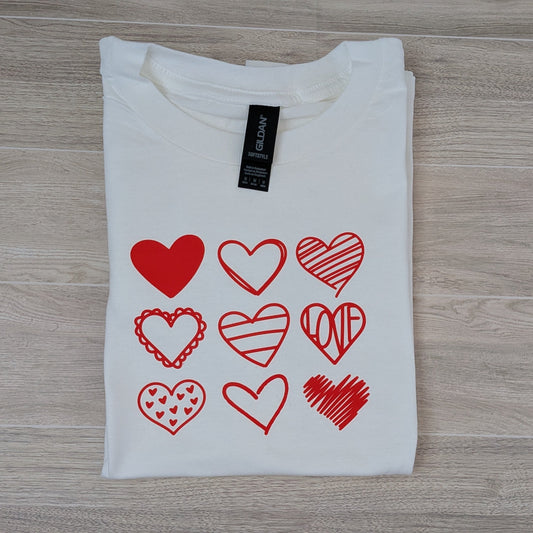 Heart Grid Youth Shirt