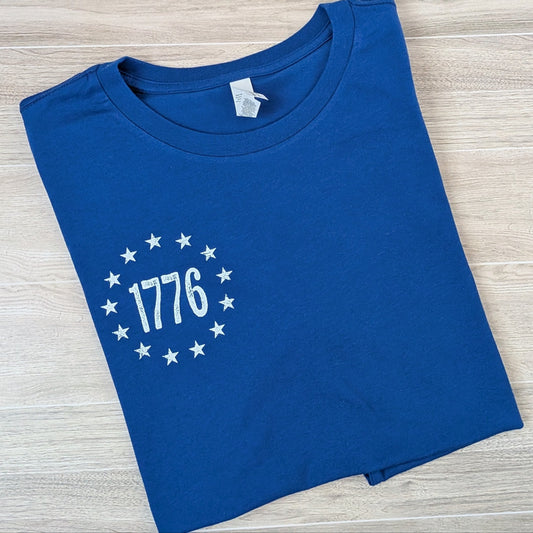1776 Proud to Be an American Womens Shirt