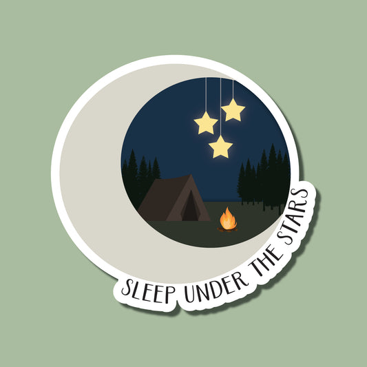 Sleep Under the Stars Sticker