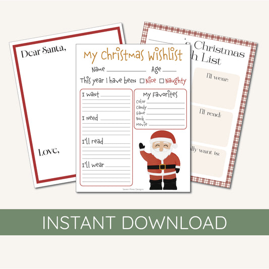 Christmas Wishlist Bundle - Digital Download